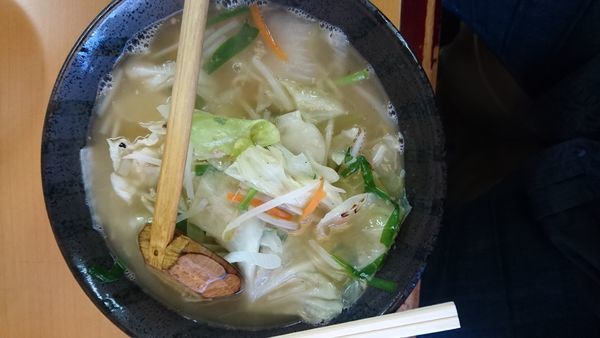 「Dセット(タンメン、半チャーハン)、餃子三個」@天下一 飯田橋店の写真