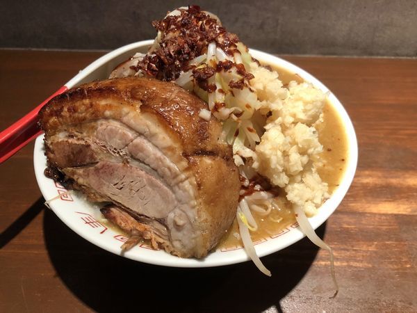 「豚そば（800円）＋味噌変更（100円）」@豚そば KOKOTONの写真