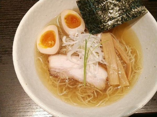 「塩＋味玉」@中華蕎麦きみのの写真