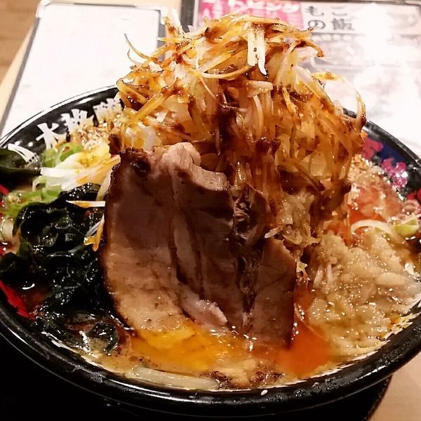 「辛ネギ味噌らーめん 890円」@らーめん 源之丞の写真