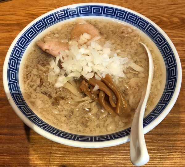「背脂煮干しラーメン （￥750）」@神保町 可以の写真