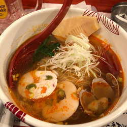 【限定】春のあさりそば　850円