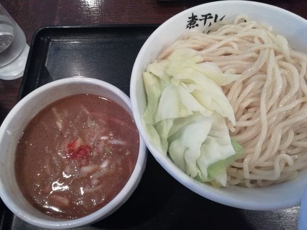 「辛つけめん（880円）」@煮干しらーめん青樹 立川店の写真