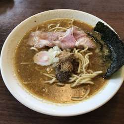 無化調煮干鶏白湯ラーメン