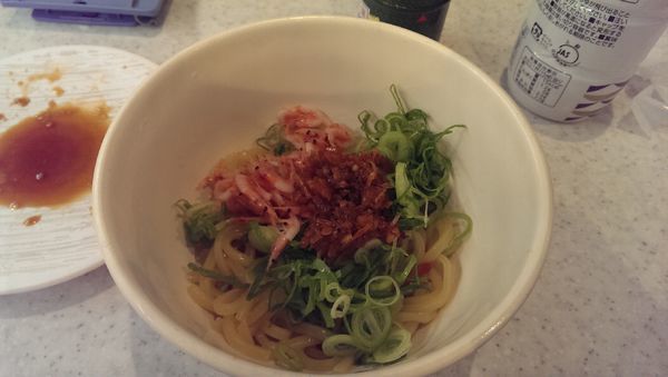 「かっぱの油そば 海老醤」@かっぱ寿司 アクロスプラザ若葉台店の写真