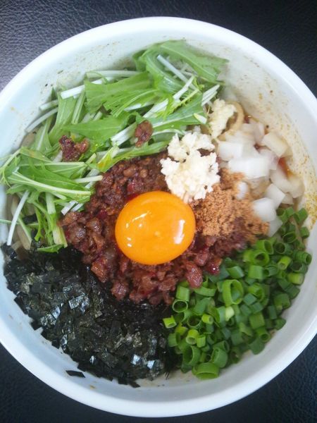 「カレー台湾まぜそば」@あらし 新鵜沼駅前店の写真