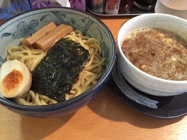 「豚骨魚介つけめん」@焦がしねぎらーめん 葱次郎 大宮西口店の写真