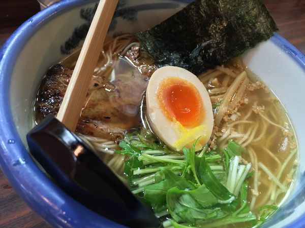 「柚子塩らーめん」@AFURI 恵比寿の写真