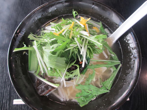 「ゆず塩野菜らーめん　561円」@幸楽苑 野田堤台店の写真