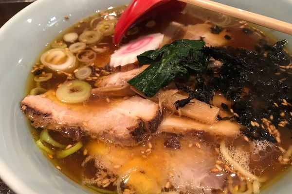 「チャーシューめん」@新潟長岡らぁめん 安ざわ食堂の写真