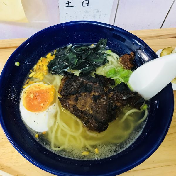 「シマラーメン」@島ラーメン ハレルヤ食堂の写真