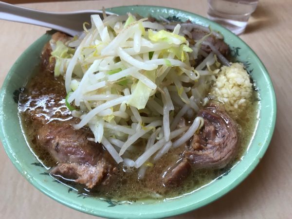 「ミニラーメン豚増し」@ラーメン二郎 京成大久保店の写真
