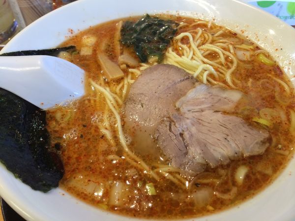 「七味酢ラーメン」@ラーメンショップ椿 二本松店の写真
