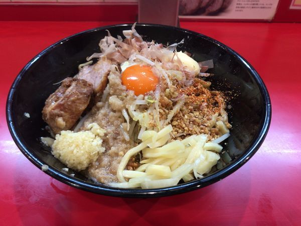 「まぜそば マヨ 全増しアレ」@麺屋 桐龍の写真