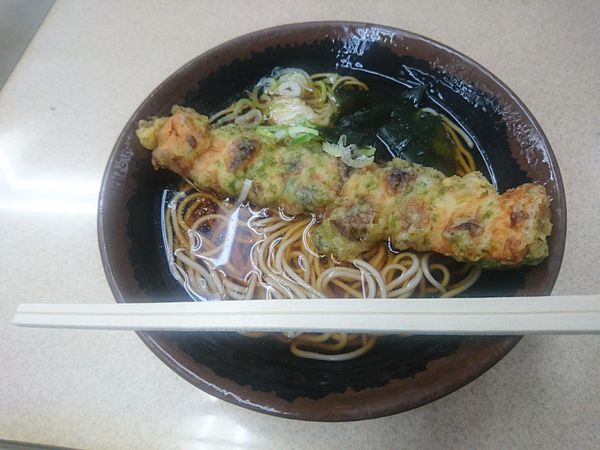 「ちくわ天そば」@肥後一文字やの写真