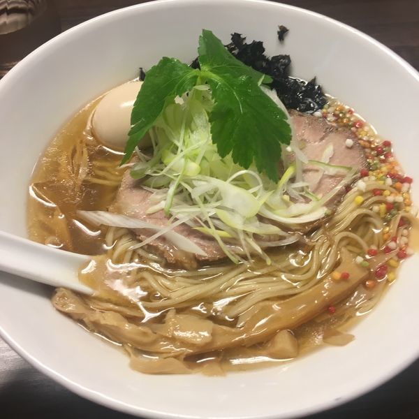 「白醤油そば」@花笑み中華そば かれんの写真