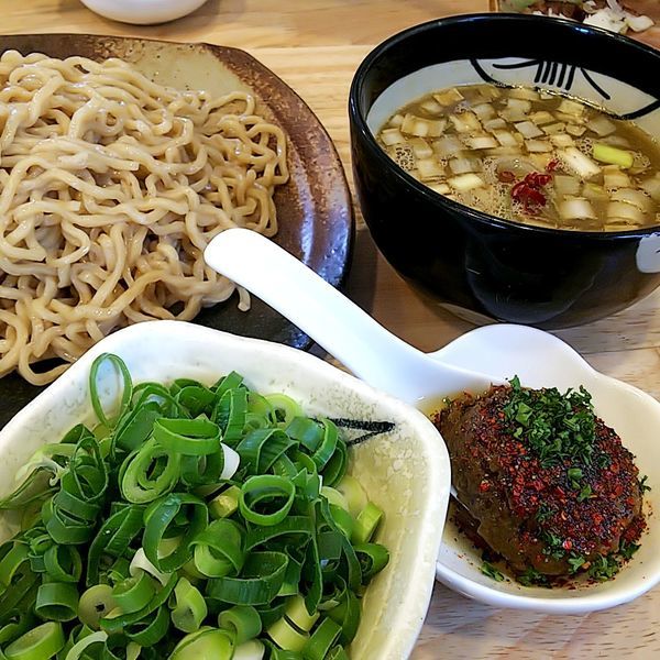 「つけそば＋カレー玉＋その他」@中華そば専門 とんちぼの写真