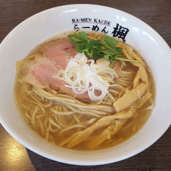 「塩煮干らーめん 大盛 ￥870」@らーめん楓の写真