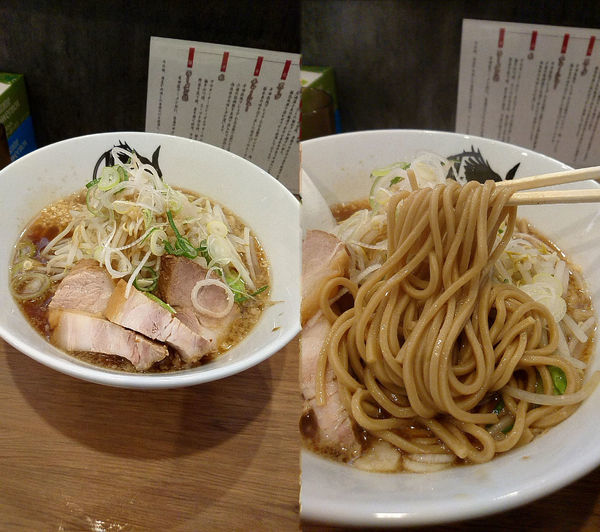 「『ラーメン(￥850)』をニンニク入りで…」@らーめん 小烏丸の写真