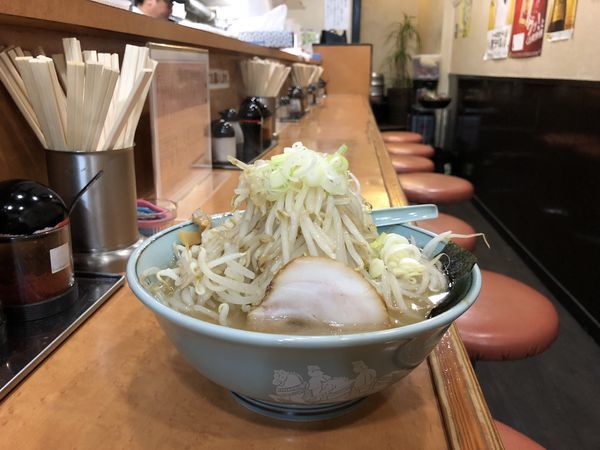 「どっさりもやしラーメン」@大番ラーメン下赤塚の写真