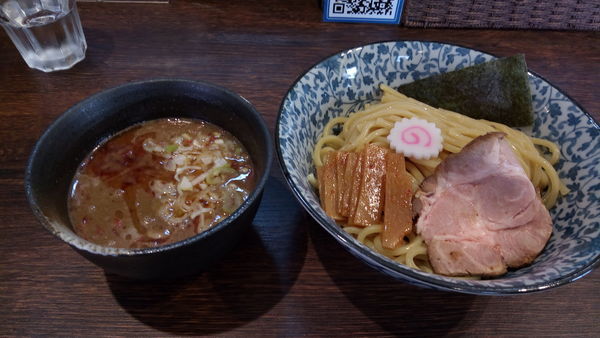 「えび香る鶏豚骨つけ麺（限定）」@麺処はなぶさの写真