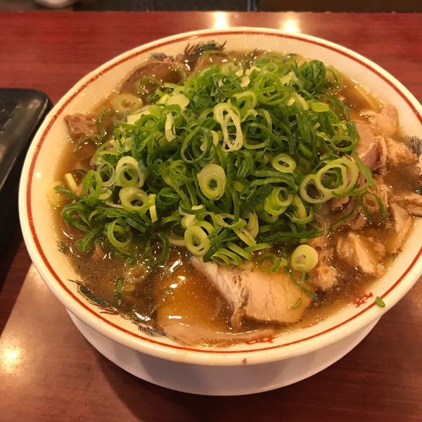 「特製ラーメン ネギ多め」@本家第一旭 たかばし本店の写真