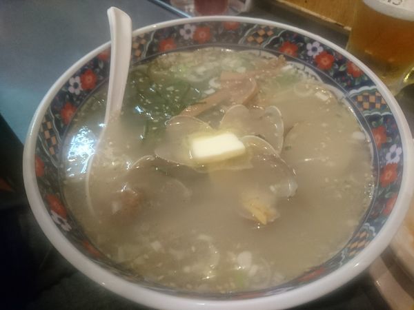 「あさりラーメン」@らーめん 松富の写真