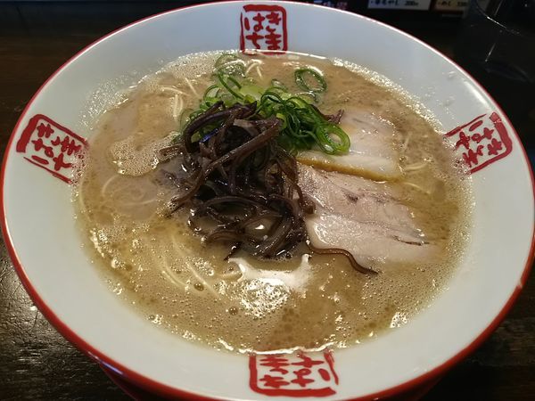 「本白味　：バリかた　＋替玉：粉おとし」@きまぐれ八兵衛 安曇野本店の写真