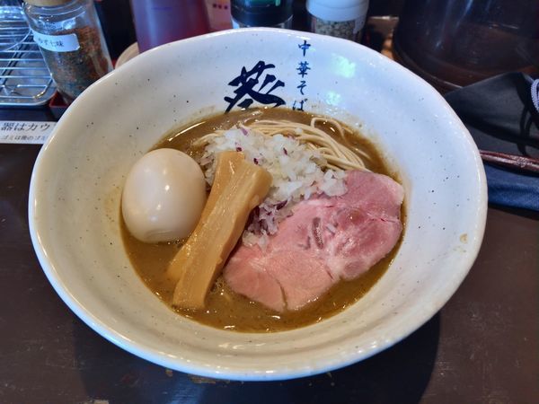 「濃厚煮干しらーめん」@濃厚煮干らーめん 川むらの写真