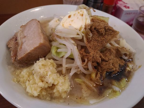 「裏メニュー「メガソルト」魚粉+生姜」@メガガンジャの写真