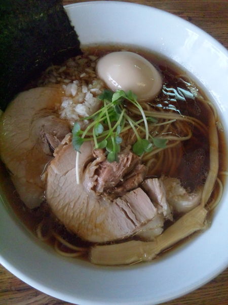 「ラーメン650円＋味玉」@ラーメン 一樹の写真