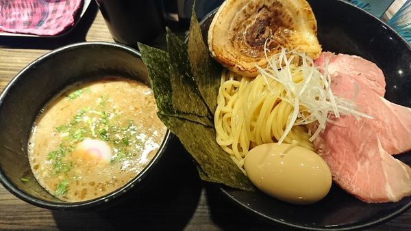 「魚介豚骨特製つけめん(1000円)」@麺屋 ほたるの写真