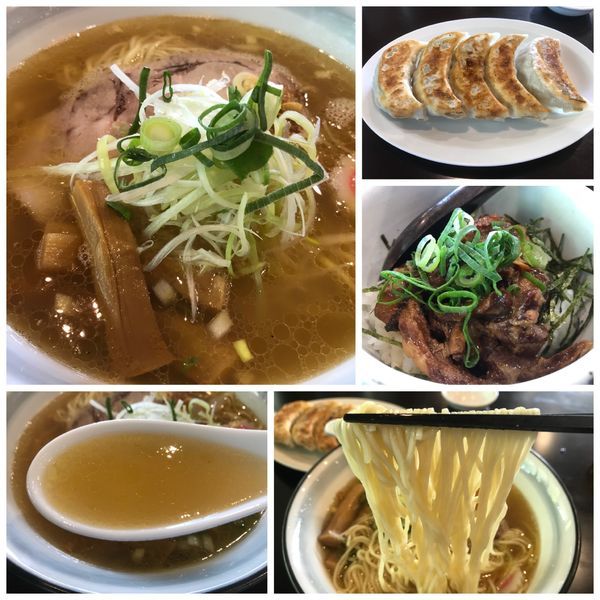「芳醇鶏塩ラーメン７００円トロコリ肉丼300円餃子400円」@らーめんつけ麺 吉田商店 本店の写真
