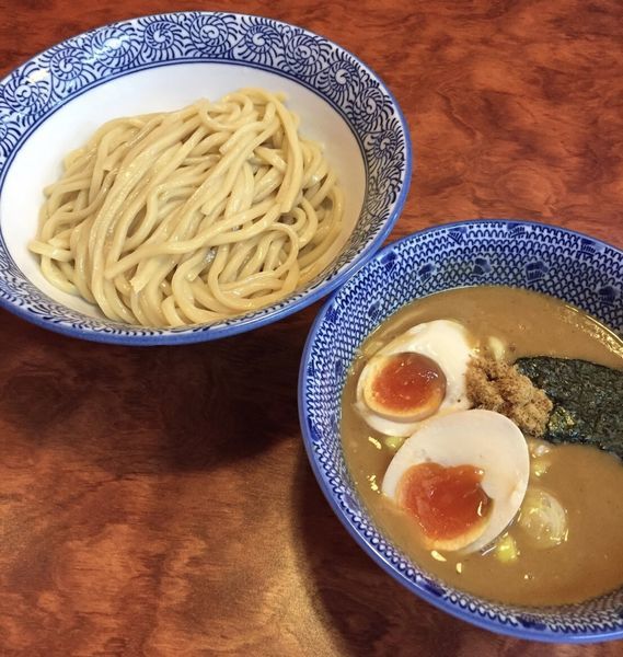 「濃厚つけ麺(味玉)」@自家製太麺 元気屋の写真