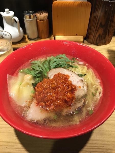 「赤玉塩らーめん:900円」@横濱元町 本丸亭 横浜店の写真