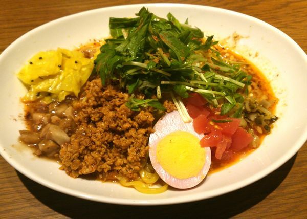 「【期間限定】汁なし印度　900円」@中華そば 二階堂の写真