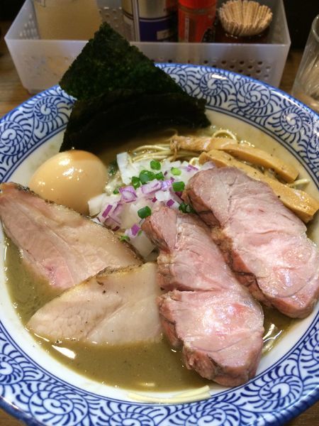 「特製極上濃厚煮干しそば980円」@煮干しつけ麺 宮元の写真