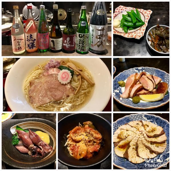 「貝と煮干しの冷やしそば（宴会シメ）」@鶏そば なんきち 東京店の写真