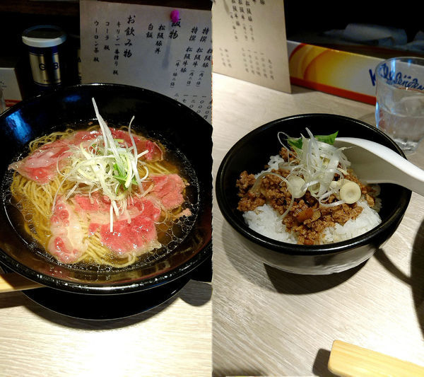「『極麺 松阪牛+松阪豚丼(￥1000+400)』」@極麺 松阪の写真