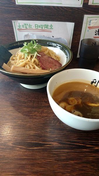 「限定　濃厚つけ麺900円特盛り100円」@自家製麺 麺屋 利八の写真