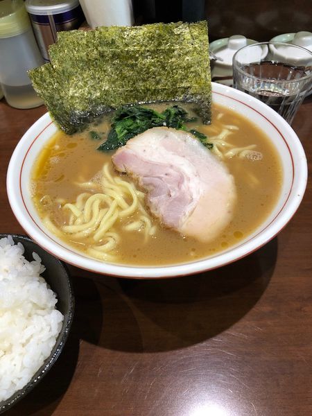 「らーめん(ばら肉)+小ライス(ランチサービス)¥700」@らーめん飛粋の写真