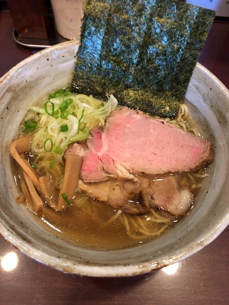 「塩煮干しそば　780円＋岩のり」@麺屋 照の坊の写真