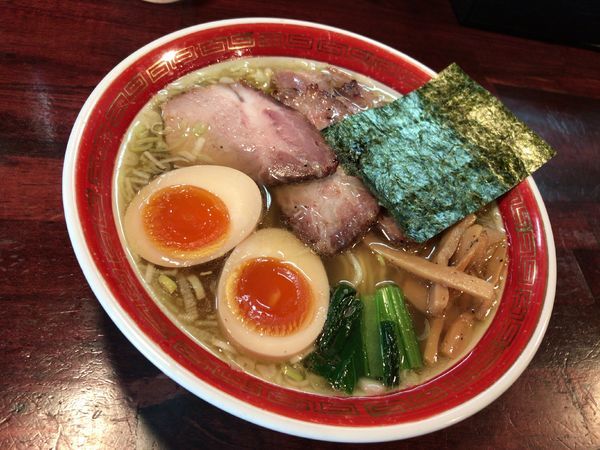 「特製らーめん（塩・平打ち）」@麺処 懐やの写真