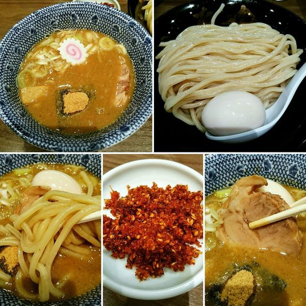 「辛つけめん(並)＋味玉＝1030円」@六厘舎TOKYO ソラマチ店の写真