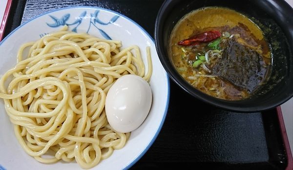 「カレつけ(小)+味玉900円」@つけめん・らあめん 福は内の写真