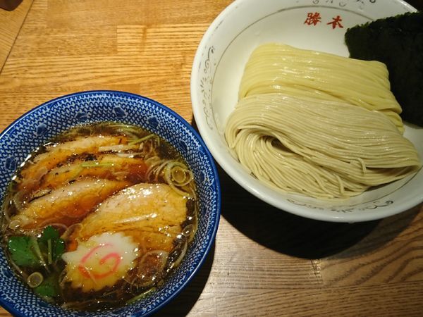 「清湯つけそば￥830＋チャーシュー￥300＝￥1130」@つけそば 神田勝本の写真