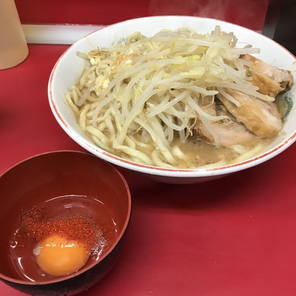 「小豚　少なめ　たまご　830＋50円」@ラーメン二郎 湘南藤沢店の写真