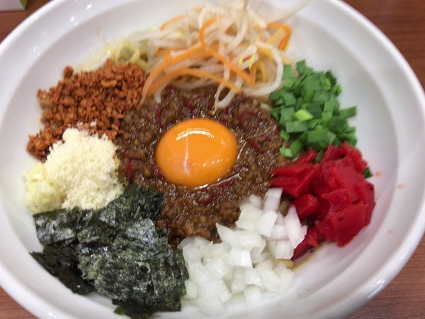 「カレー台湾まぜそば800円」@麺厨房 武蔵の写真