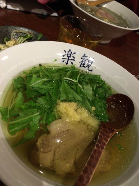 「生姜香るおだしの白醤油らぁめん 900円」@おだし専門店 アルス 南青山の写真