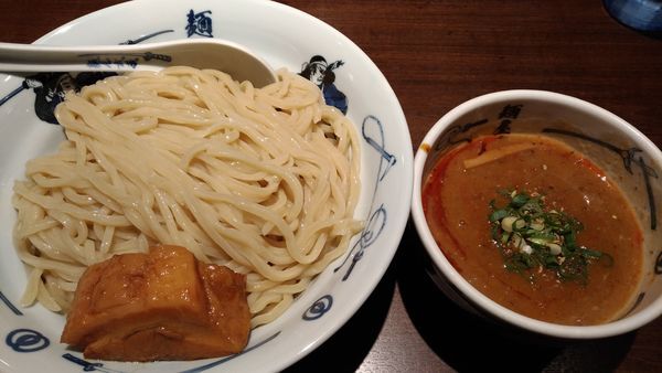 「濃厚つけ麺＋芝辛」@麺屋武蔵 芝浦の写真